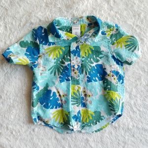 Toddler hawaiian summer shirt 12-18 months